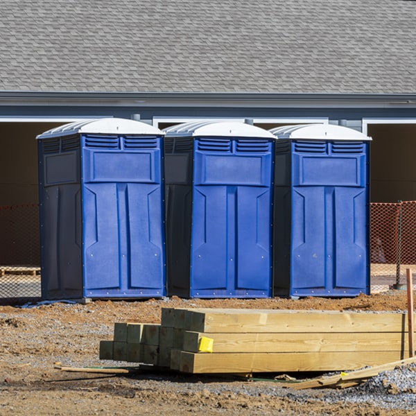 do you offer hand sanitizer dispensers inside the porta potties in Burdett